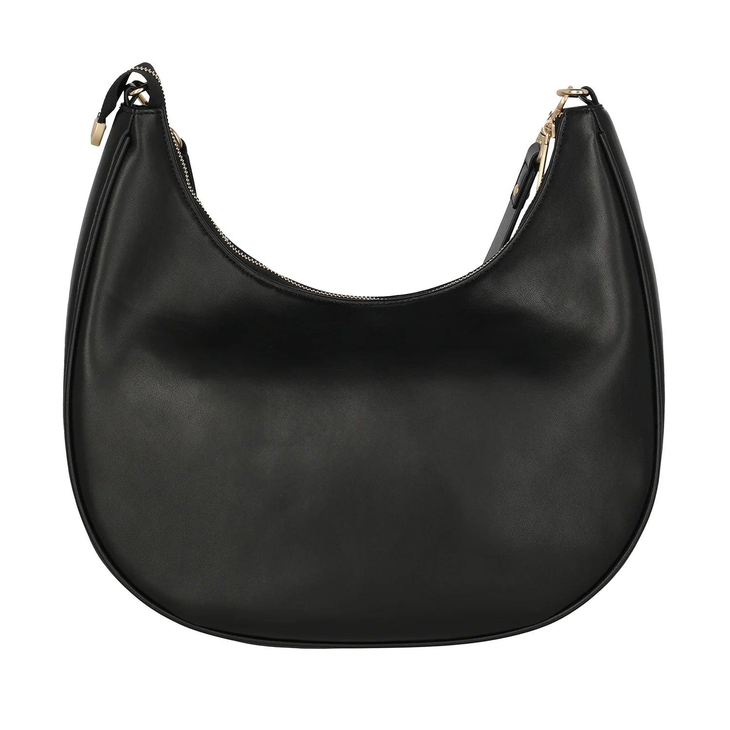 Rückansicht Cozy Hobo Handtasche schwarz Barbara & travelite