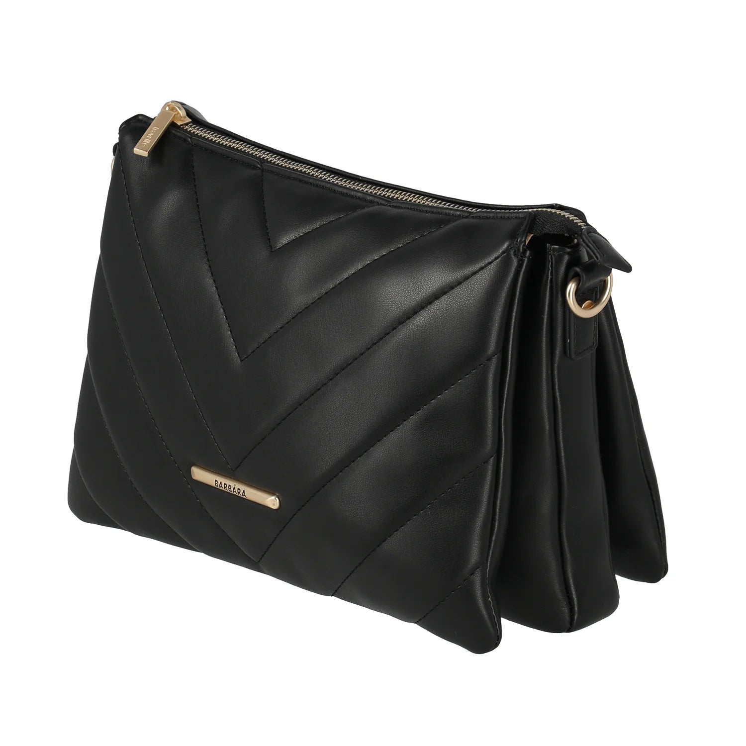 BARBARA & travelite Cozy Crossbody Bag Trio 27 cm - Schwarz