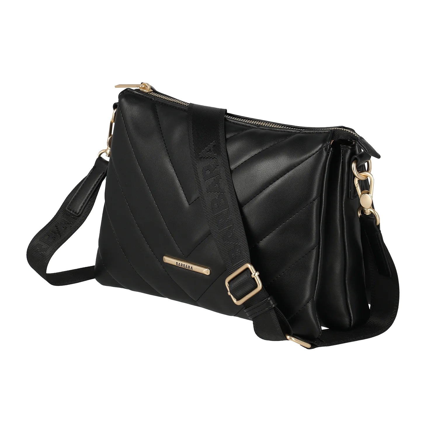 BARBARA & travelite Cozy Crossbody Bag Trio 27 cm - Sand