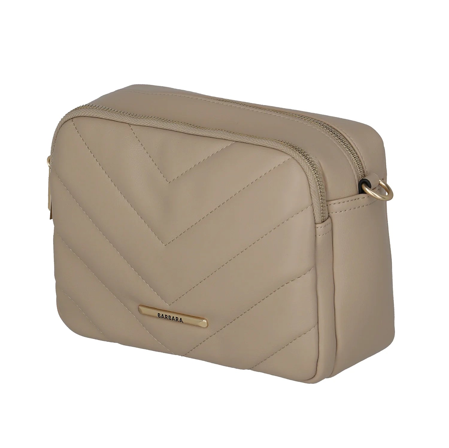 BARBARA & travelite Cozy Crossbody Bag 22 cm - Sand