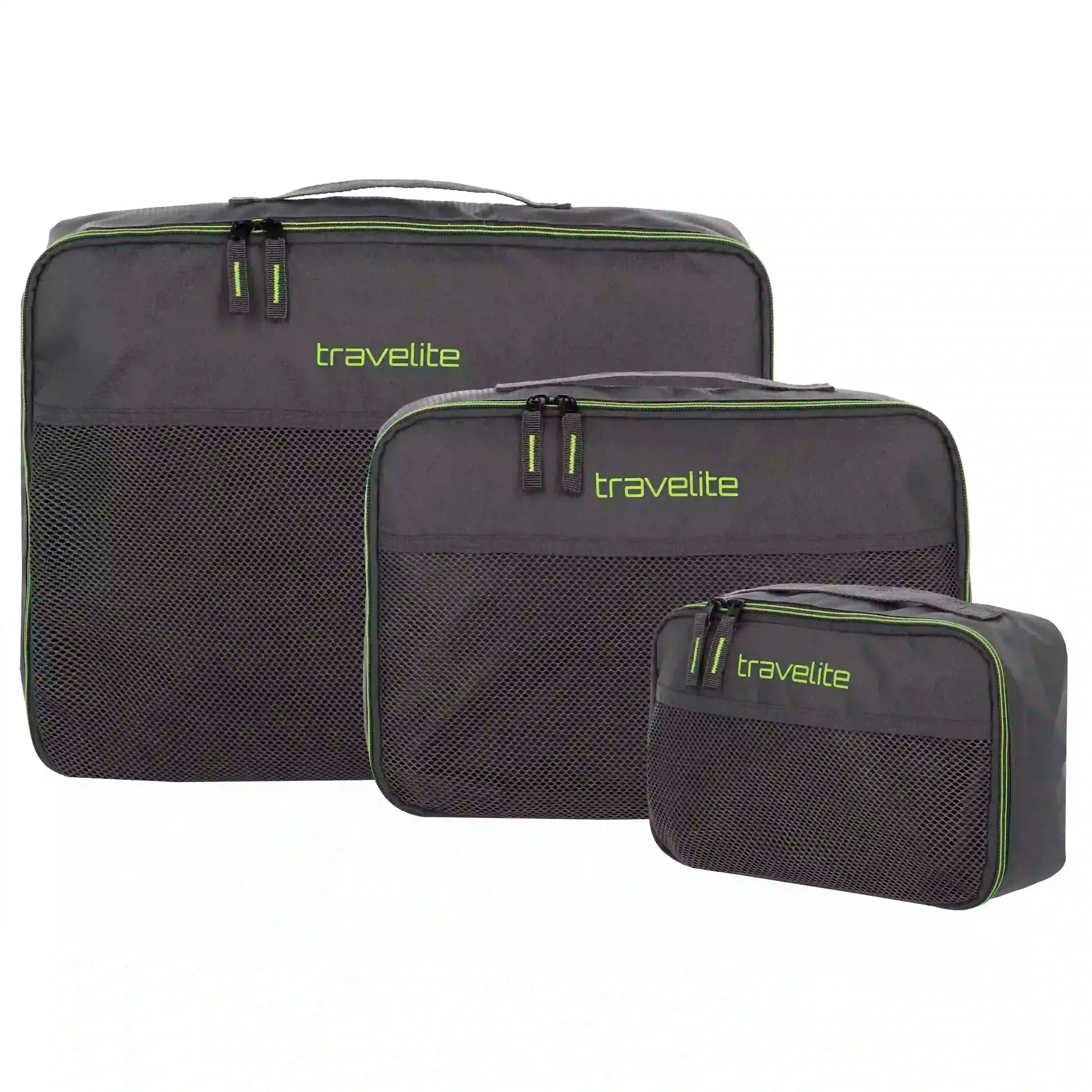 Travelite Accessories Packing Cube 3-pack - Anthracite