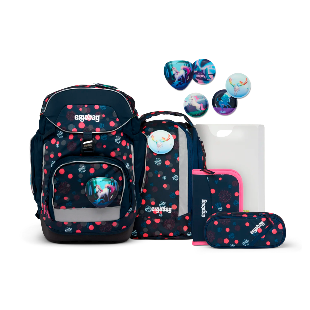 Ergobag Pack 6 - teiliges Schulrucksack - Set 40 cm - PhantBärsiewelt Ergobag - koffer - direkt.de