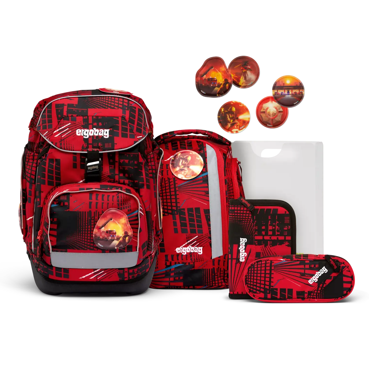 Ergobag Pack 6-piece school backpack set 40 cm (2023) - Alarmbärreitschaft