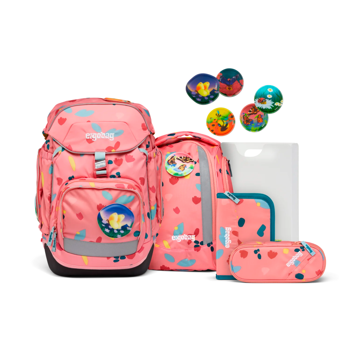 Ergobag Pack 6 - teiliges Schulrucksack - Set 40 cm - ZitronenfaltBär Ergobag - koffer - direkt.de