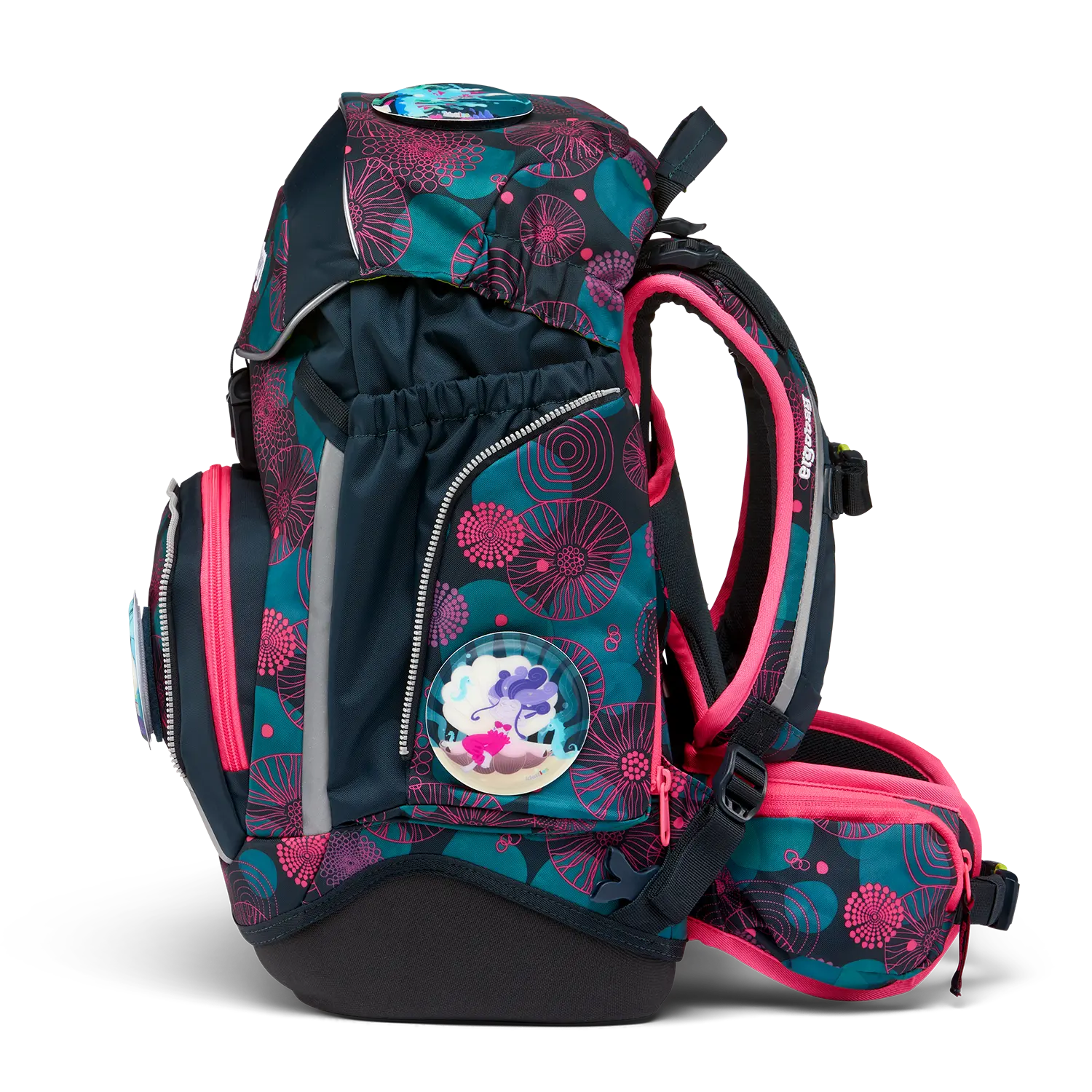 Ergobag Pack 6-piece school backpack set 40 cm (2024) - Coral Bear