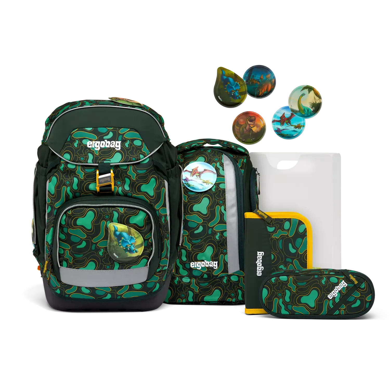Ergobag Pack 6-piece school backpack set 40 cm (2024) - Tribäratops