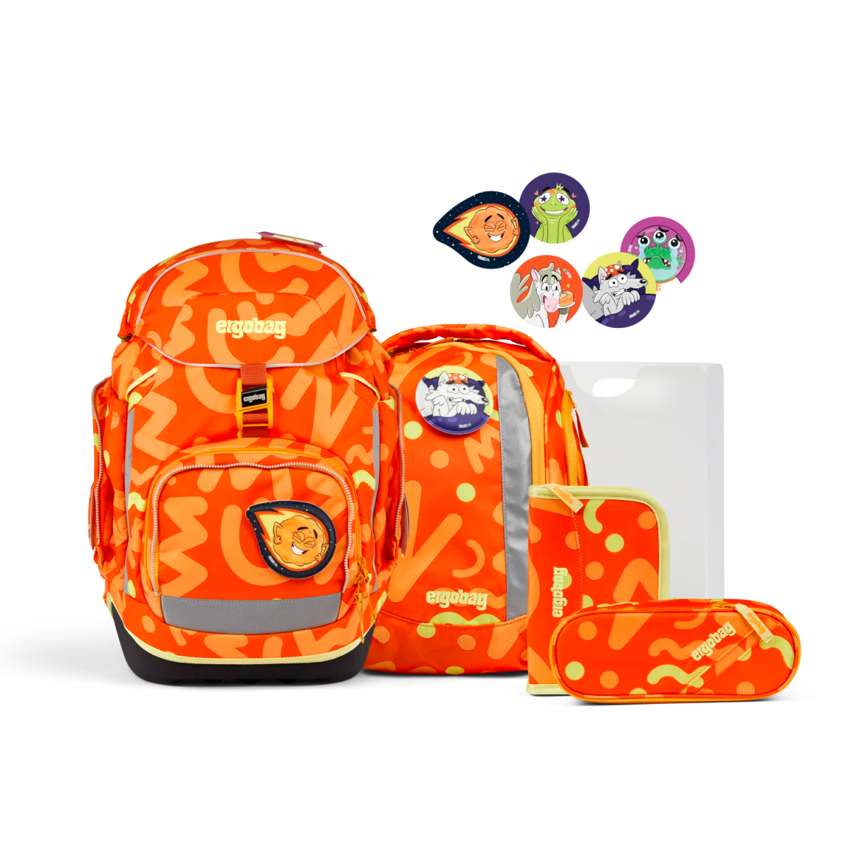 Ergobag Pack 6 - teiliges Schulrucksack - Set 40 cm - WundBärvoll Ergobag - koffer - direkt.de