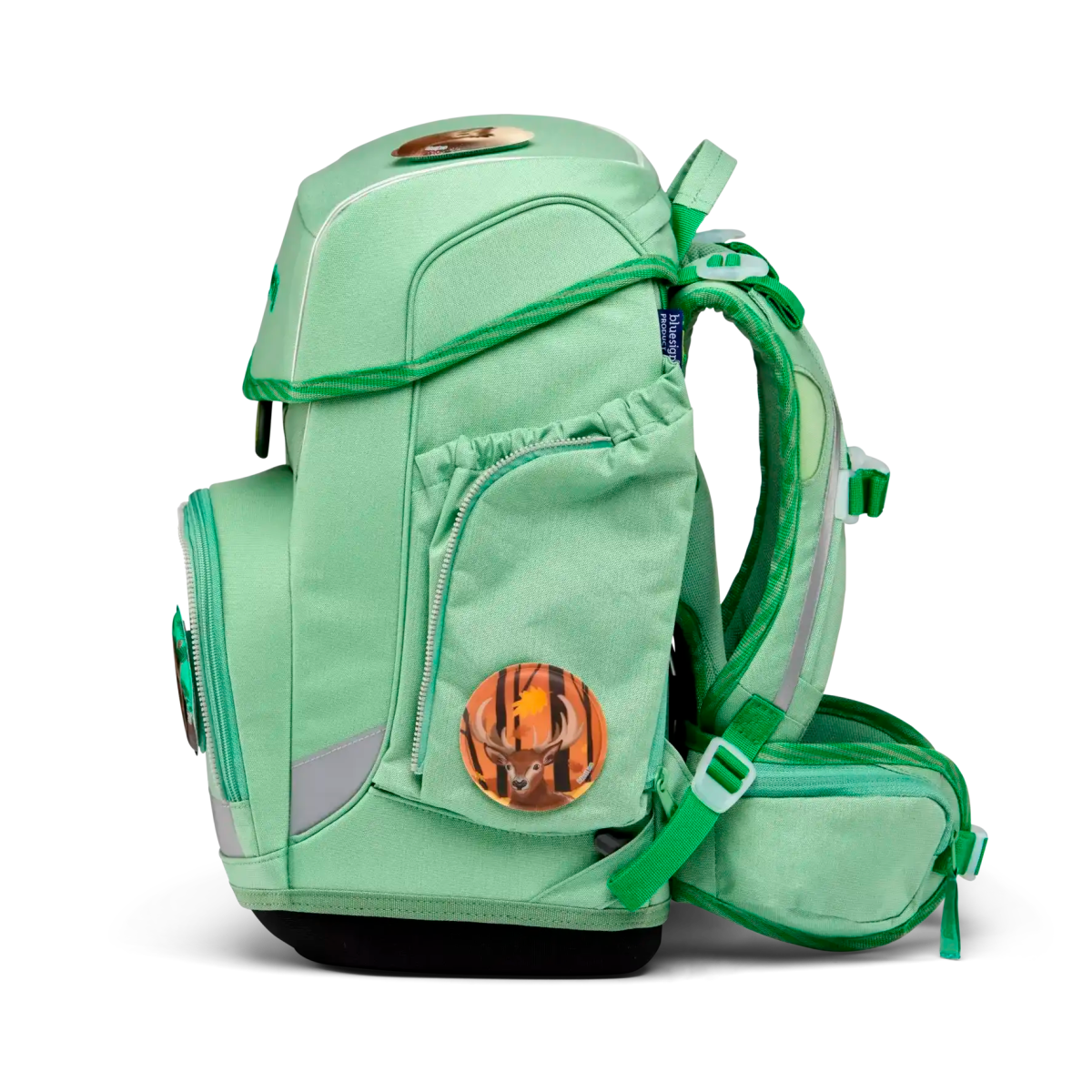 Ergobag Cubo 5 - teiliges Schulrucksack - Set 40 cm - WaldBärwohner Ergobag - koffer - direkt.de