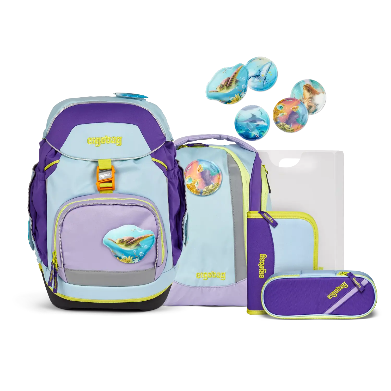 Ergobag Pack 6-piece school backpack set 40 cm (2024) - TauchBär