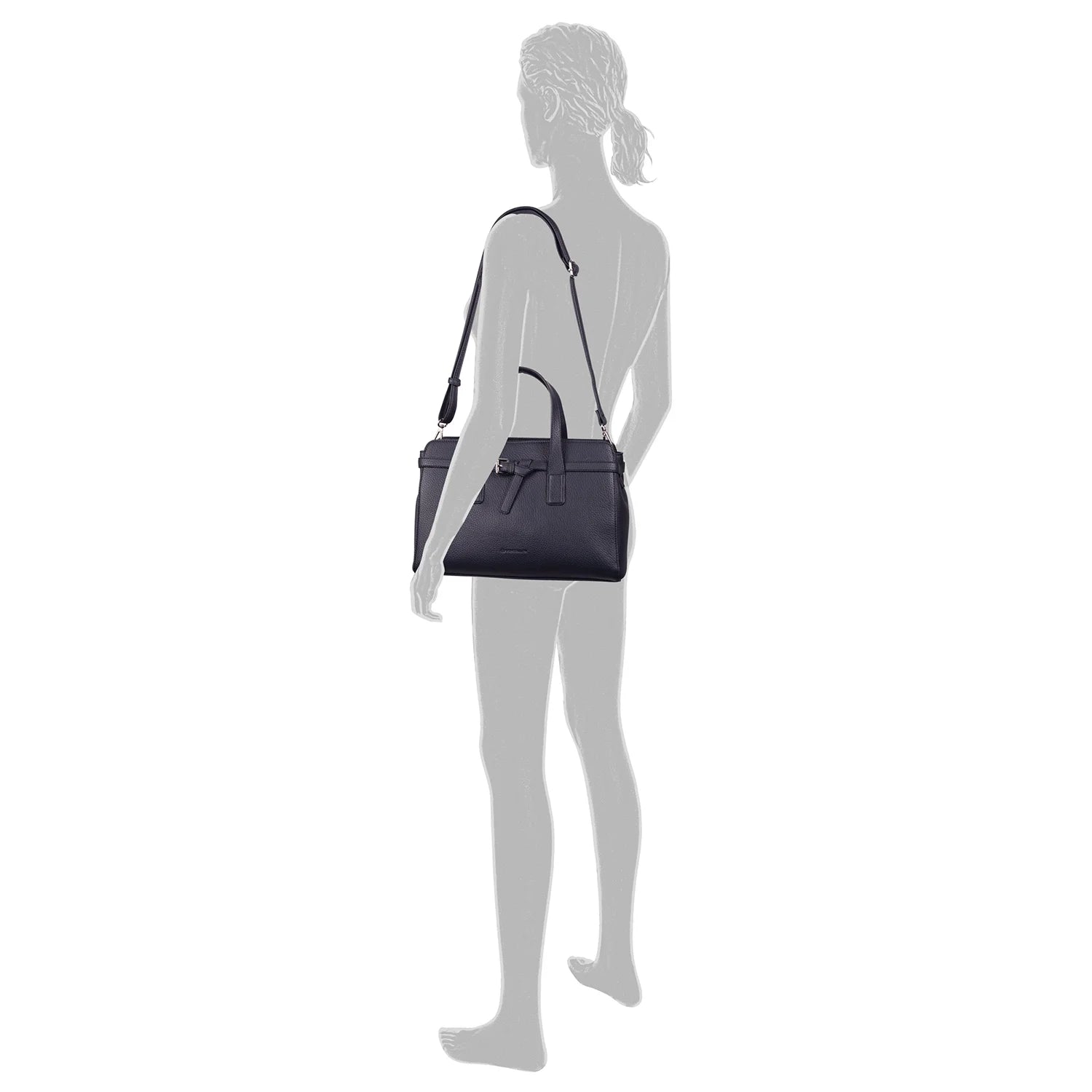 Tom Tailor Maurine Zip Shopper M 35 cm - Dark Blue