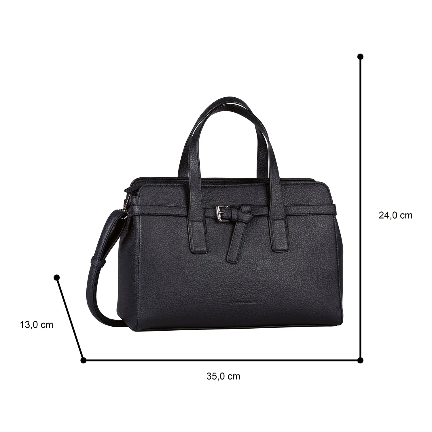 Tom Tailor Maurine Zip Shopper M 35 cm - Dark Blue