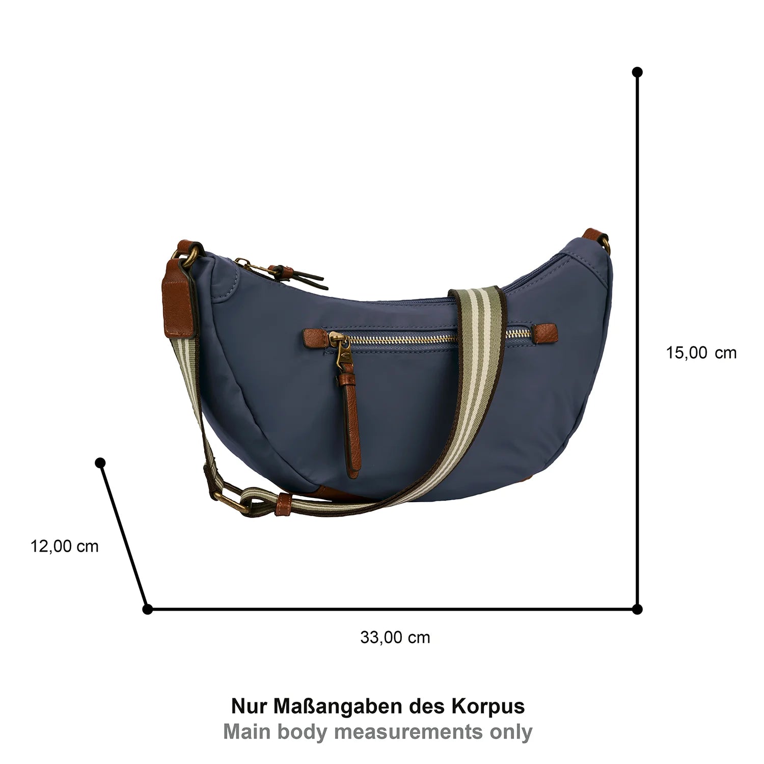 Camel Active Bari Banana Bag 33 cm - Dark Blue