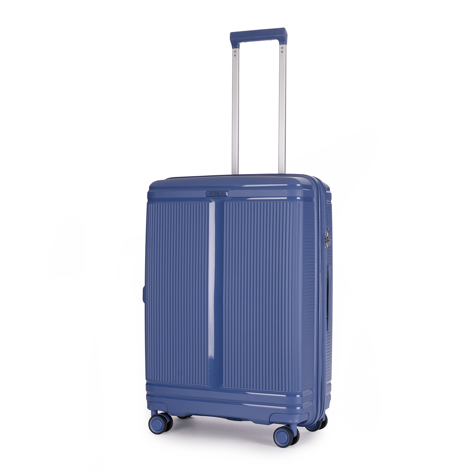 Stratic Straw T 4-wheel trolley M 67 cm - Navy