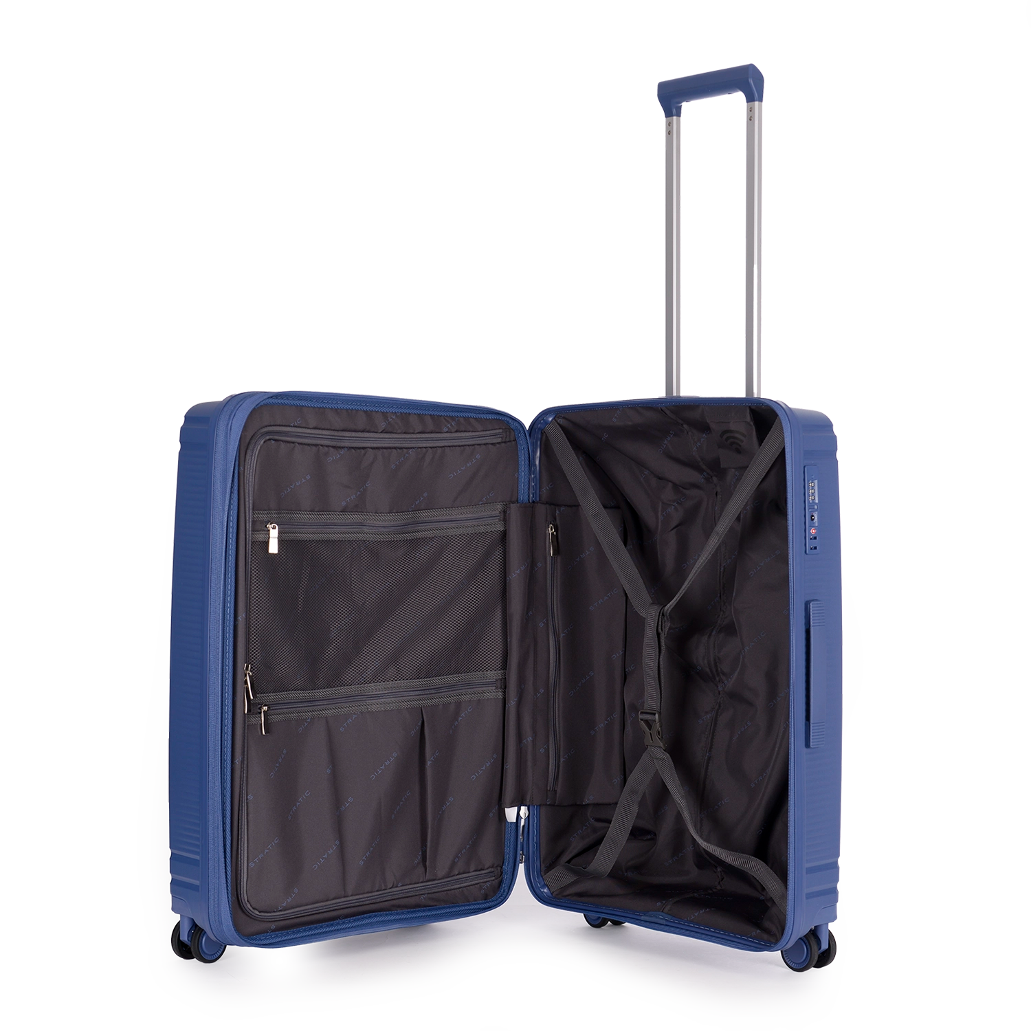 Stratic Straw T 4-wheel trolley M 67 cm - sand