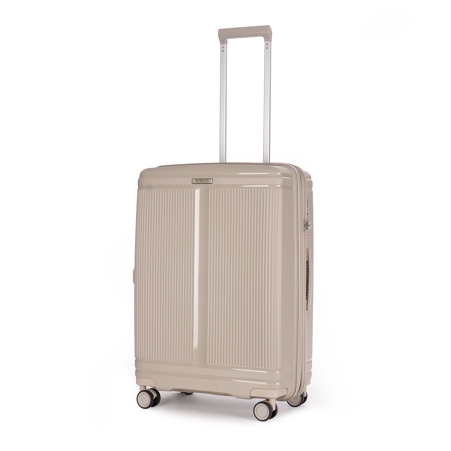 Stratic Straw T 4-wheel trolley M 67 cm - sand