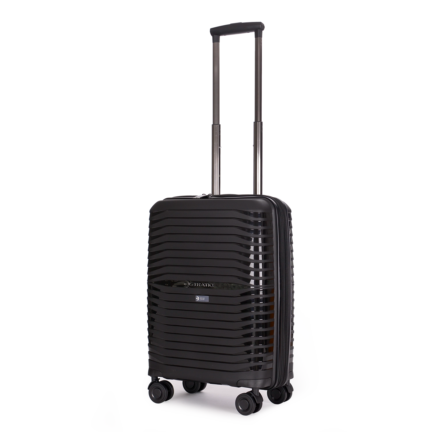 Stratic Bright 4-wheel trolley S 56 cm Black - Main Image