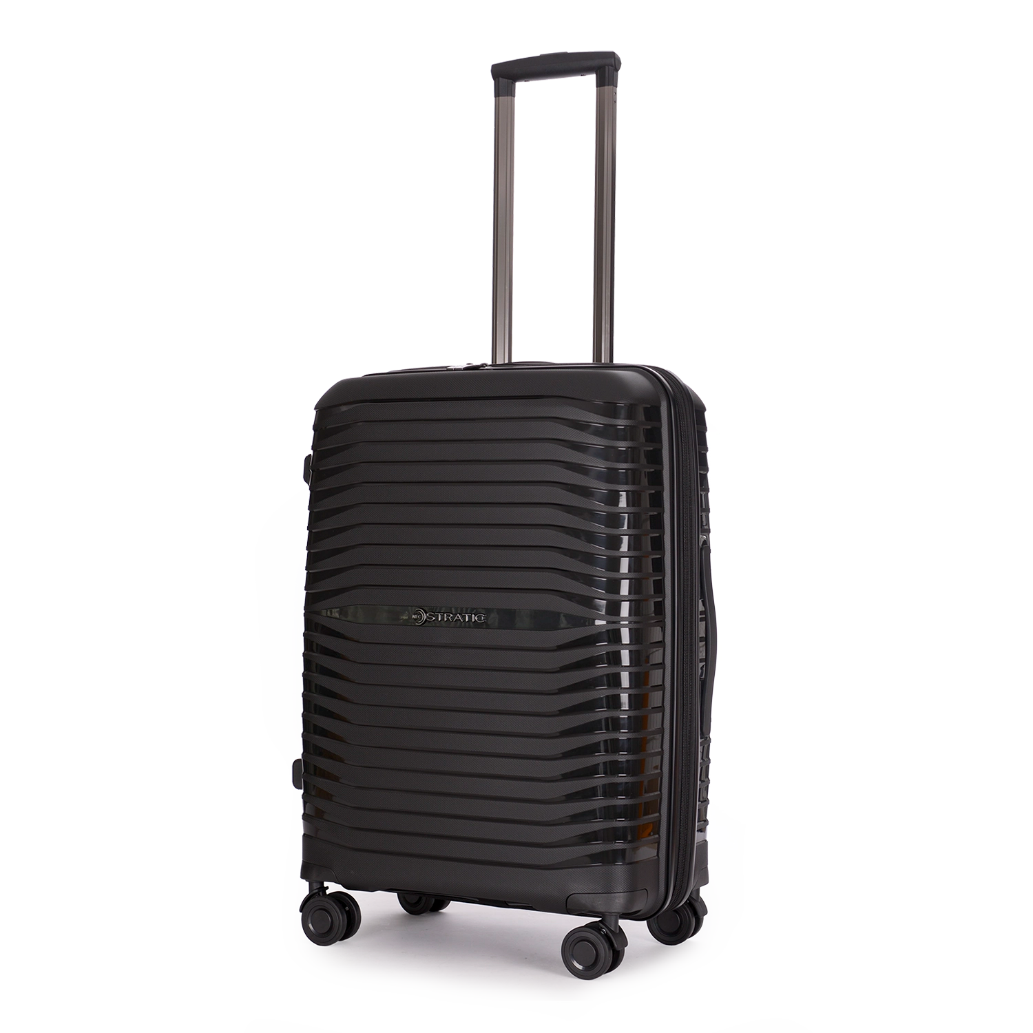 Stratic Bright + 4-Rollen Trolley M 66 cm - Black