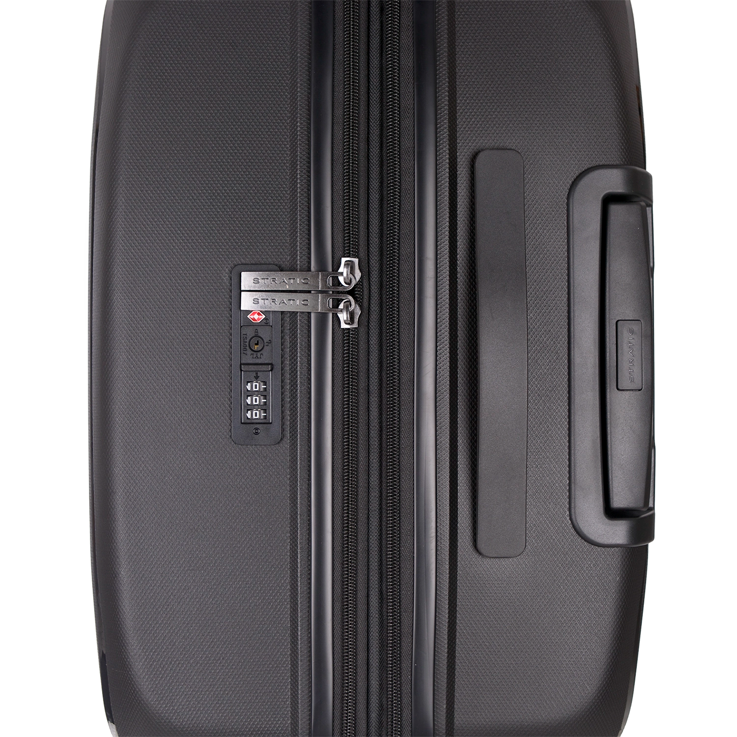 Stratic Bright + 4-Rollen Trolley L 76 cm - Grey