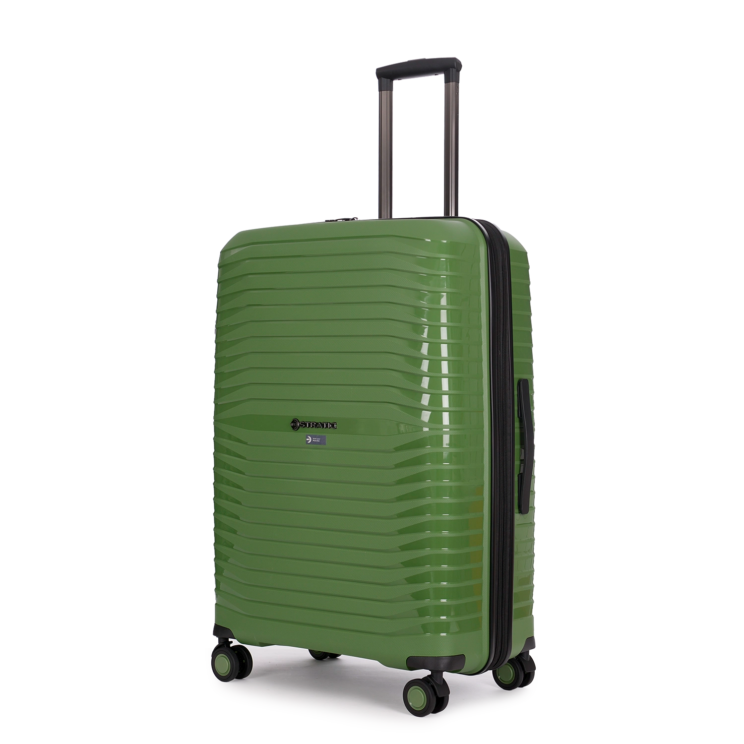 Stratic Bright + 4-Rollen Trolley L 76 cm - Olive