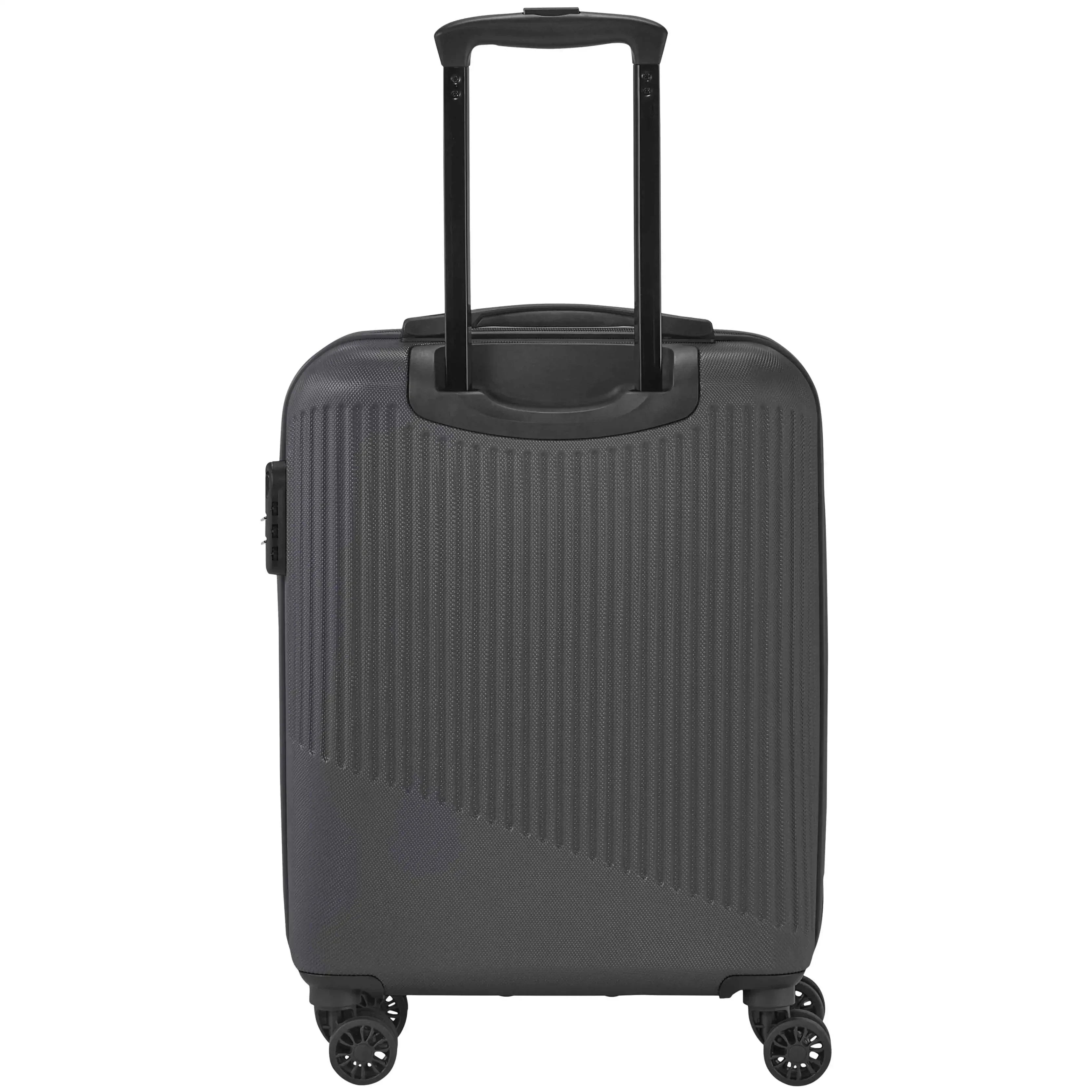 Travelite Bali 4-Rollen Trolley 55 cm - Weiss/Cognac