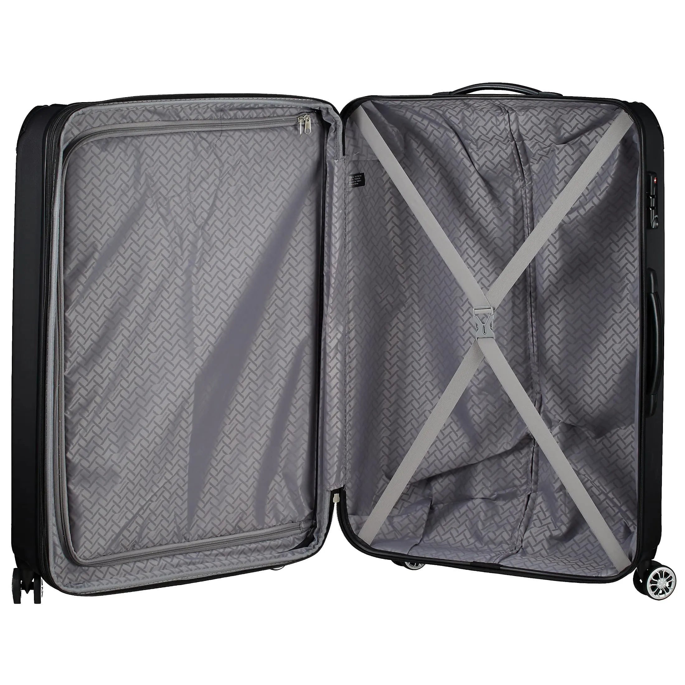 Travelite City 4-wheel suitcase set L/M/S - Red