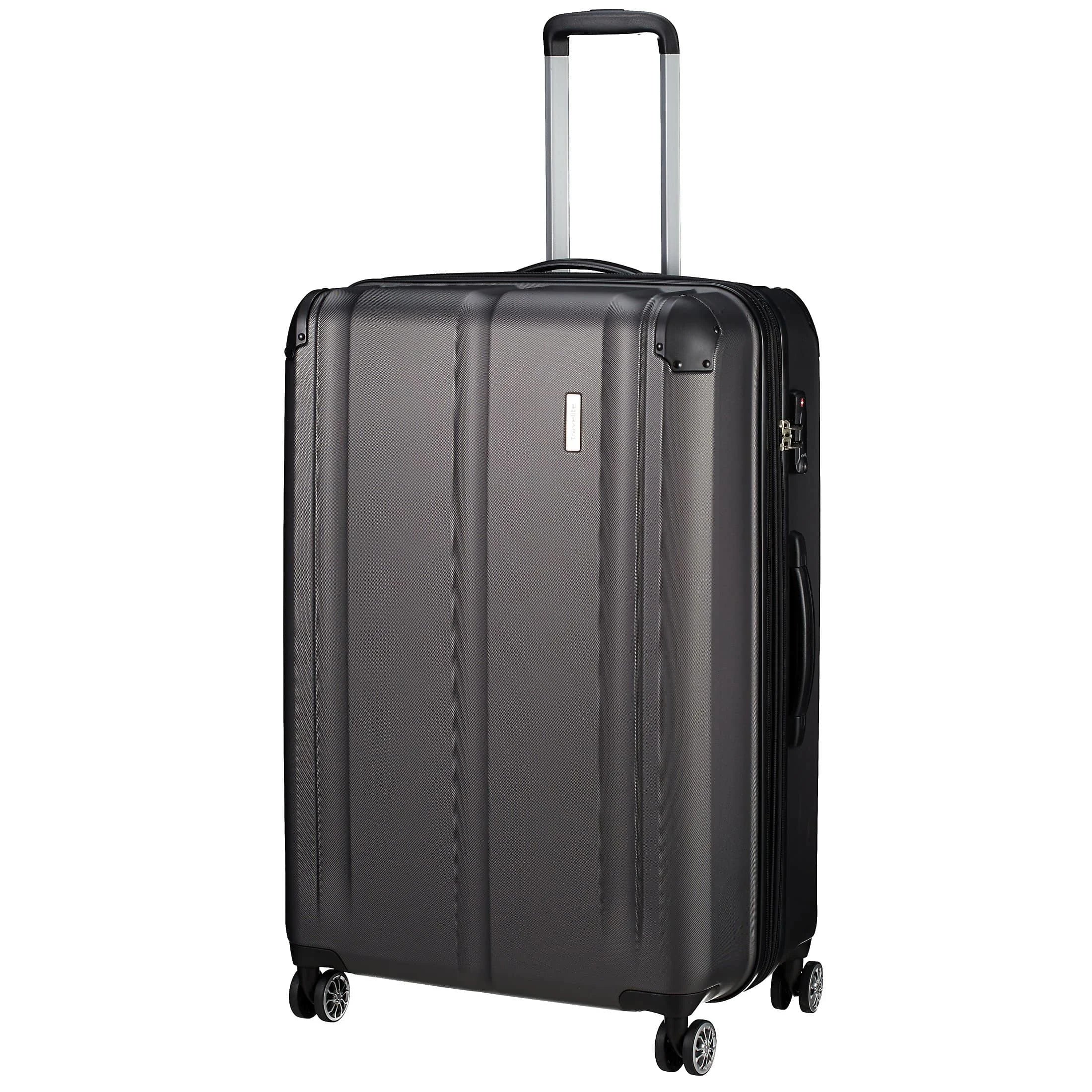 Travelite City 4-Rollen-Trolley 77 cm - anthrazit