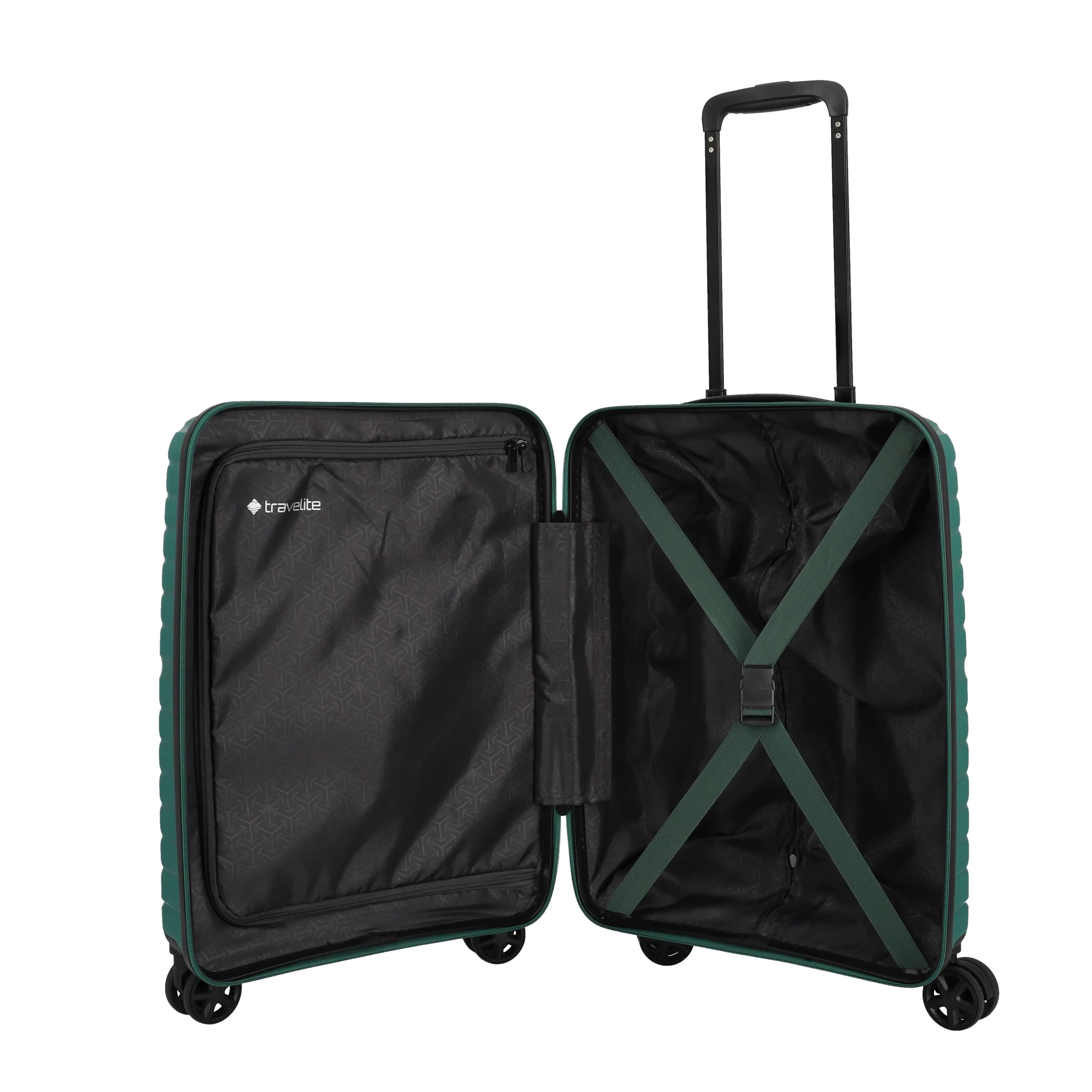 Travelite Trient 4-Rollen Kabinentrolley S 55 cm - Grün