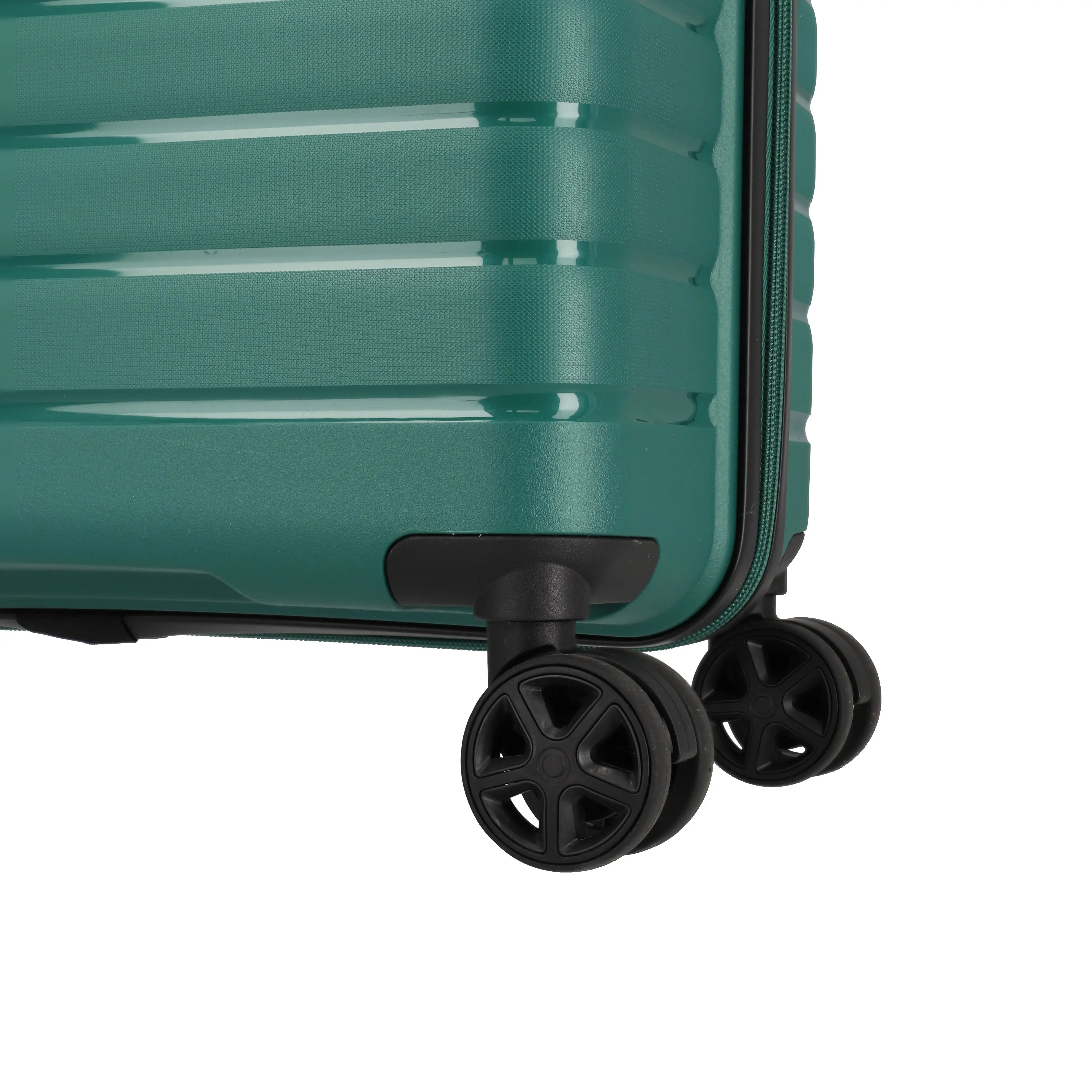 Travelite Trent 4-wheel trolley M 66 cm - green