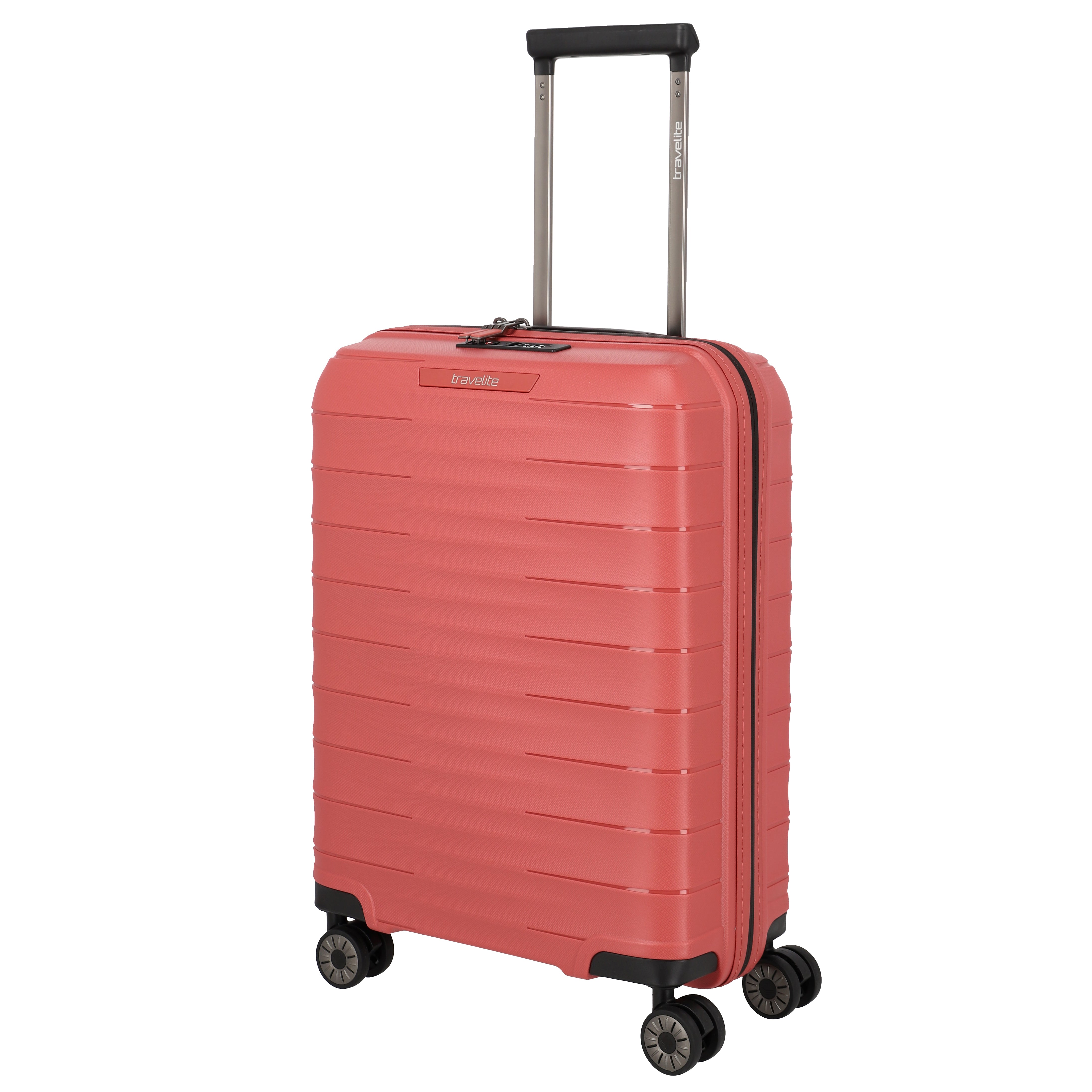 Travelite Mooby 4-Rollen Trolley 55 cm - Rot