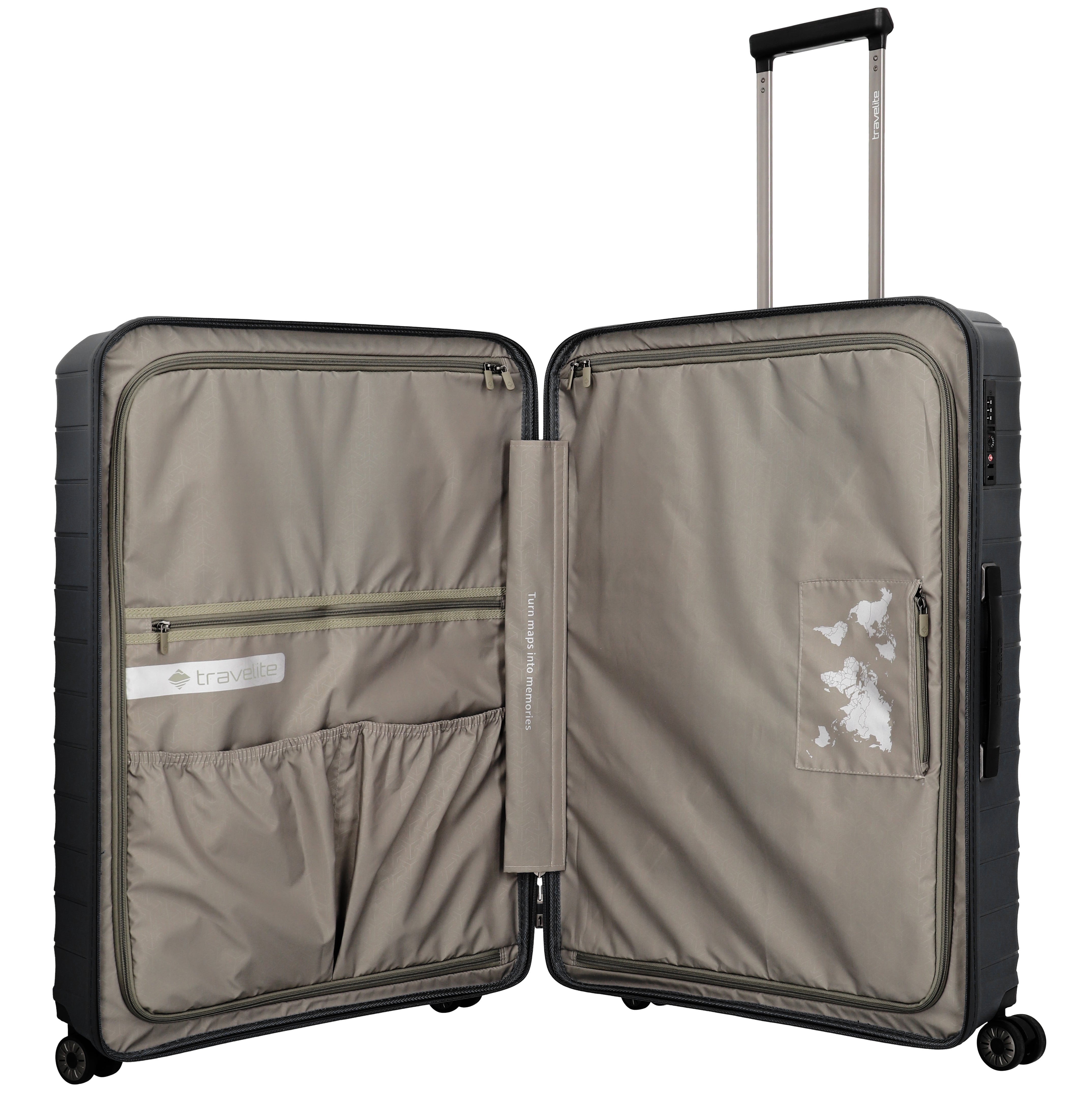 Travelite Mooby 4-wheel trolley 77 cm - red