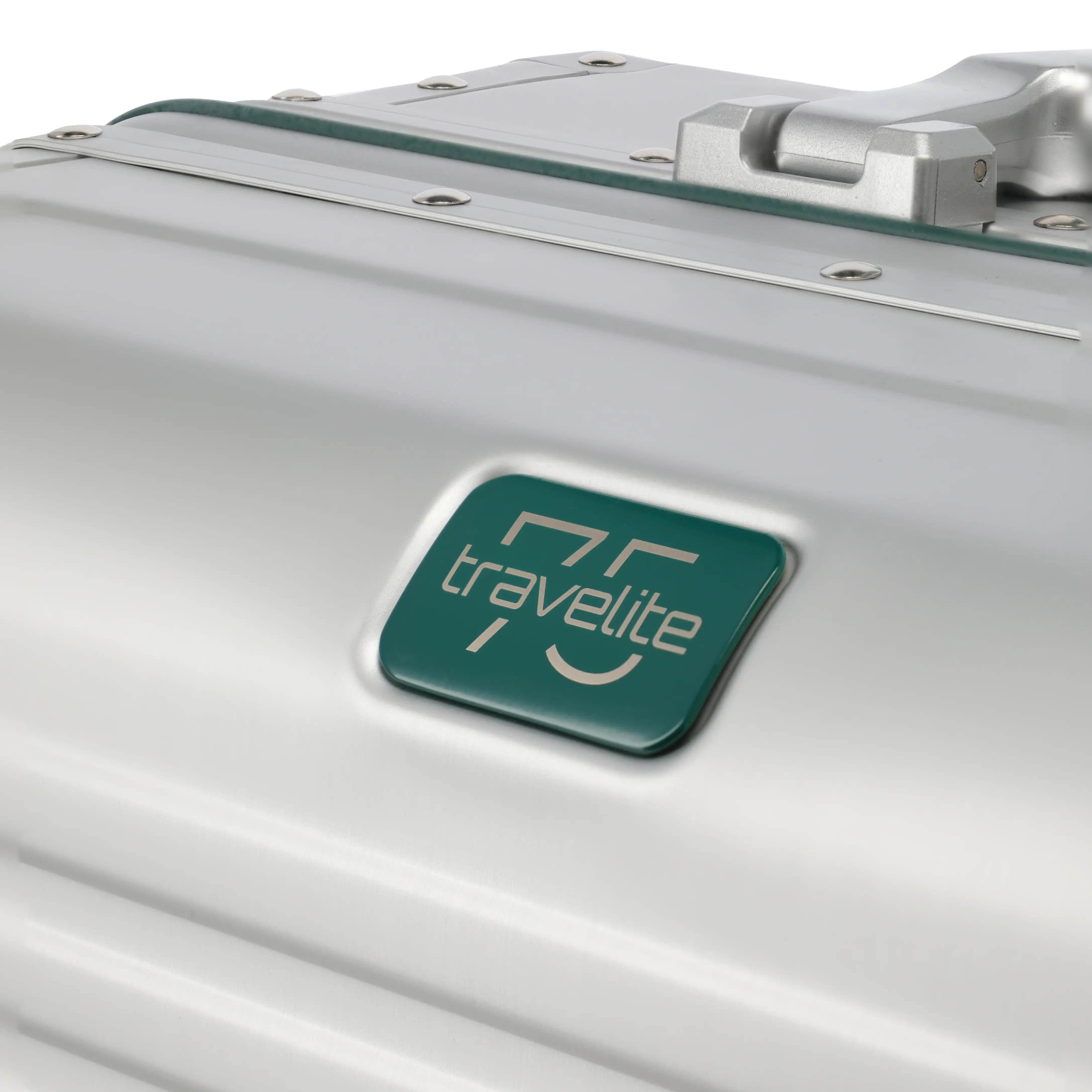Travelite 75 Years Edition Next 4-Wheel Trolley M 67 cm - Silver-Green