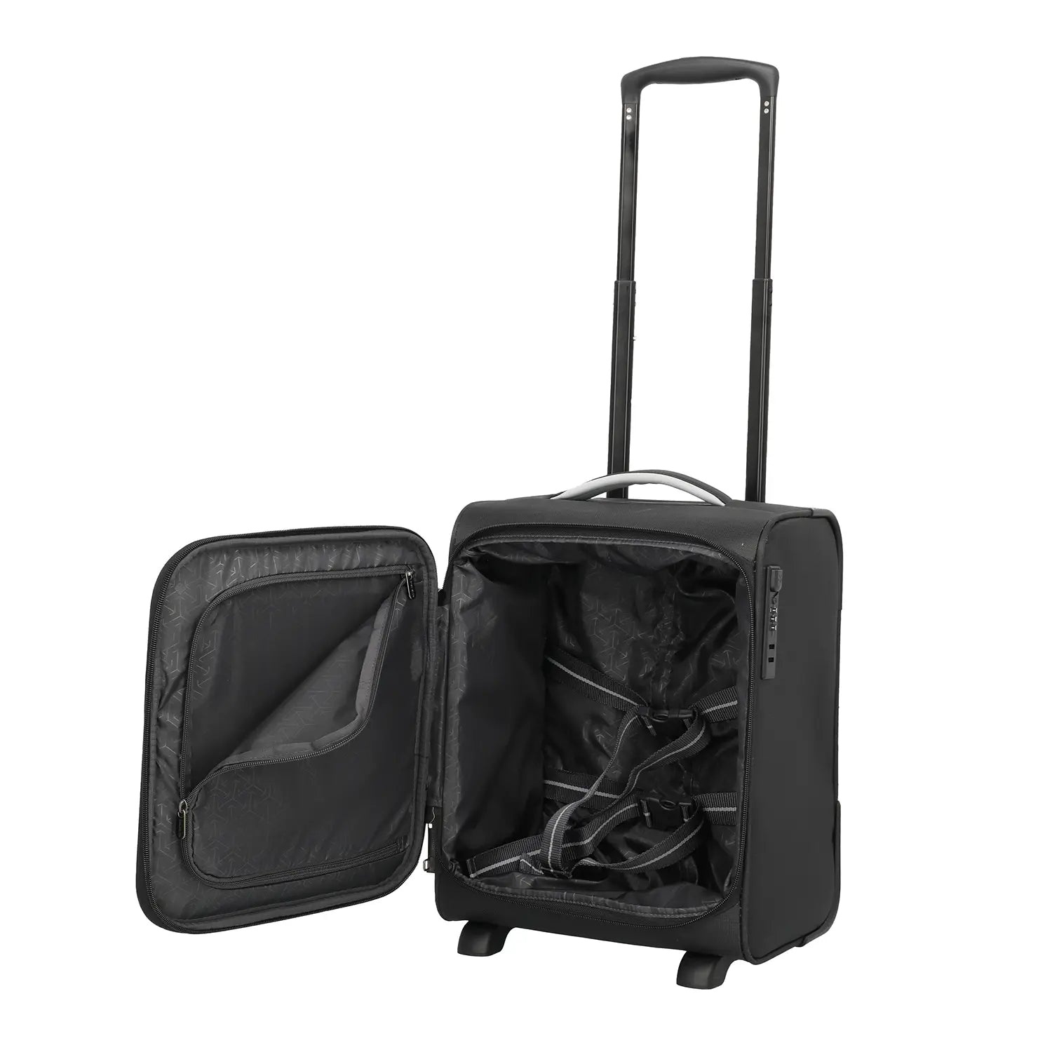 Travelite Jetpack Wings Cabin 2-Rollen Trolley 40 cm - Schwarz
