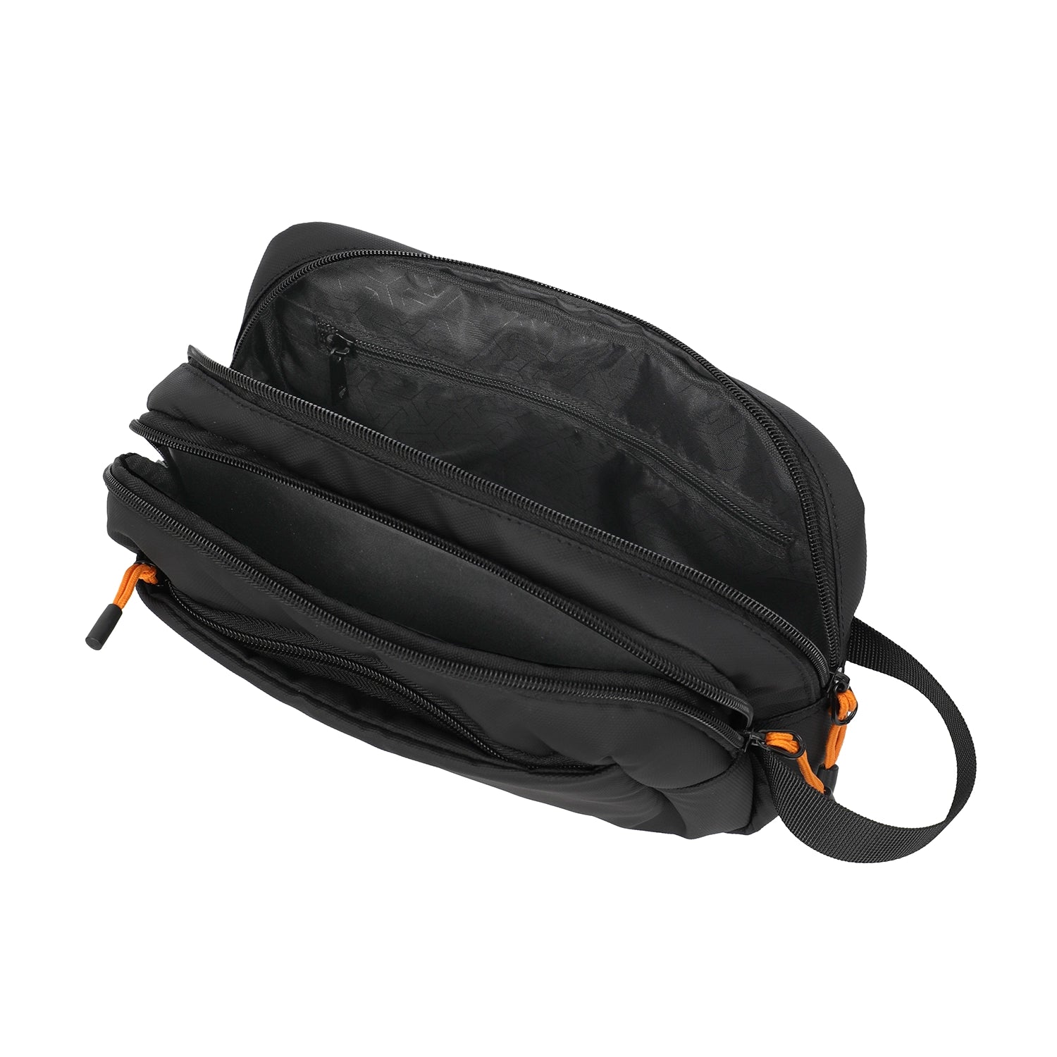 Travelite Briize Kulturtasche geöffnet - Innenaufteilung mit Reißverschlussfach
