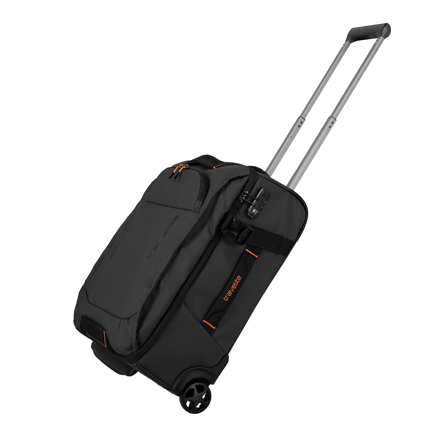 Travelite Briize Rollenreisetasche 55 cm - Seitenansicht mit TSA Schloss
