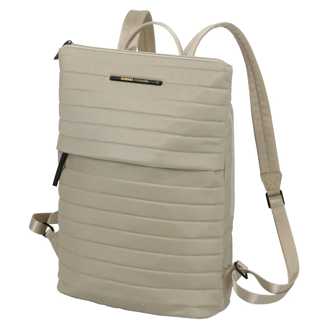 Seitenansicht Rucksack Stepp Barbara / Travelite in cremeweiß