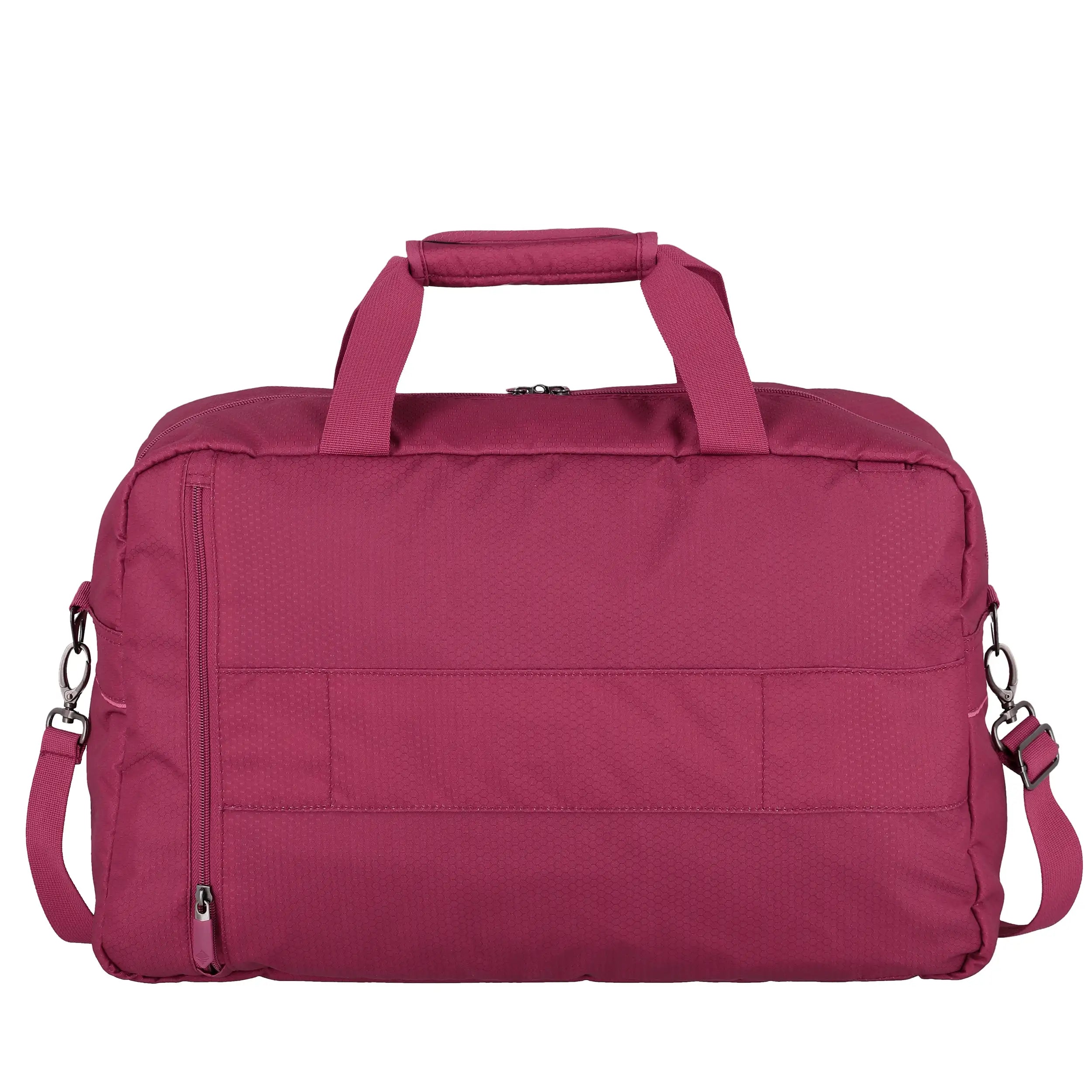 Travelite Skaii Weekender 49 cm Farbe abendrot Rückansicht mit Tragegriffen