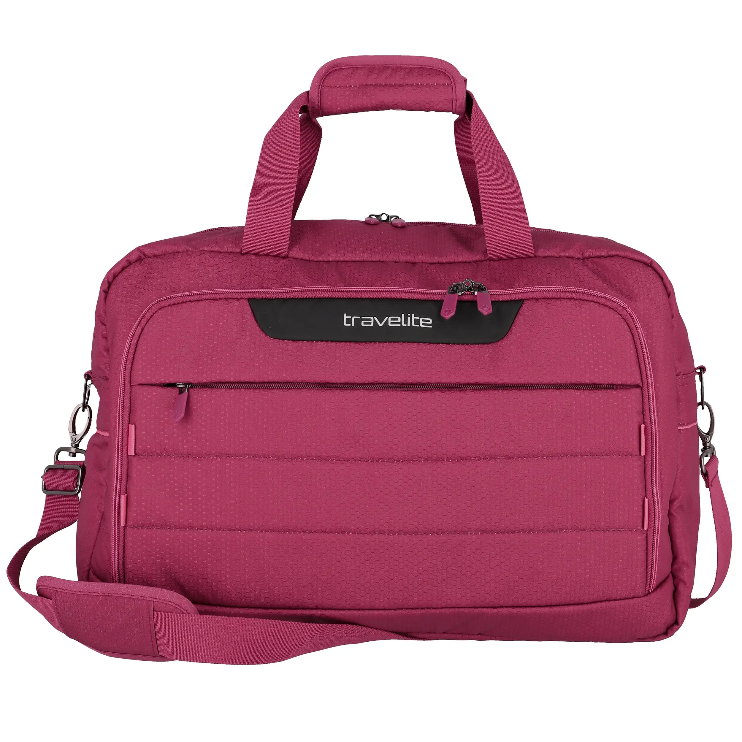 Travelite Skaii Weekender 49 cm in abendrot Vorderansicht mit Tragegriff