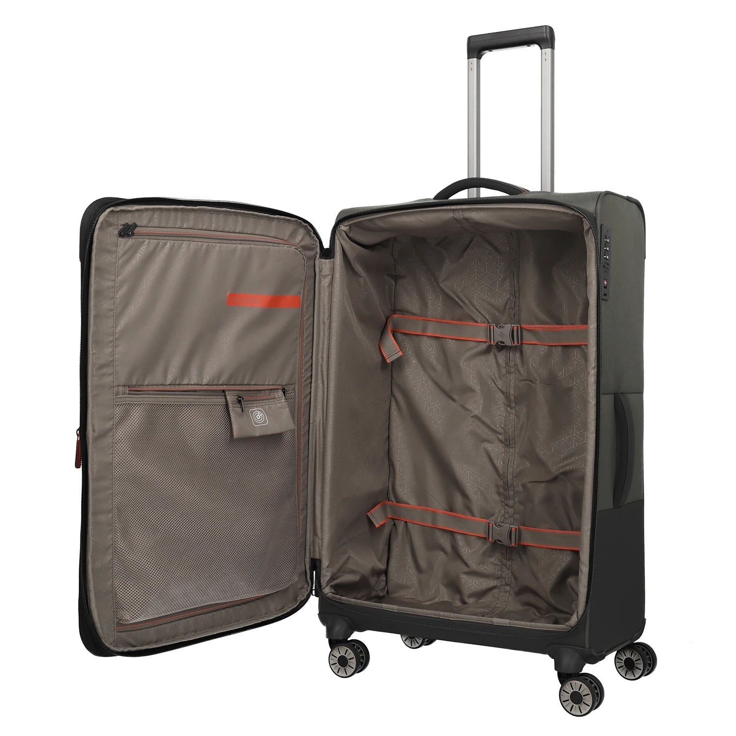 Travelite Crosslite 5.0 4-wheel trolley L 77 cm - Olive