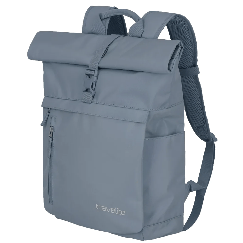 Travelite Basics Rollup Rucksack 60 cm - Rauchblau