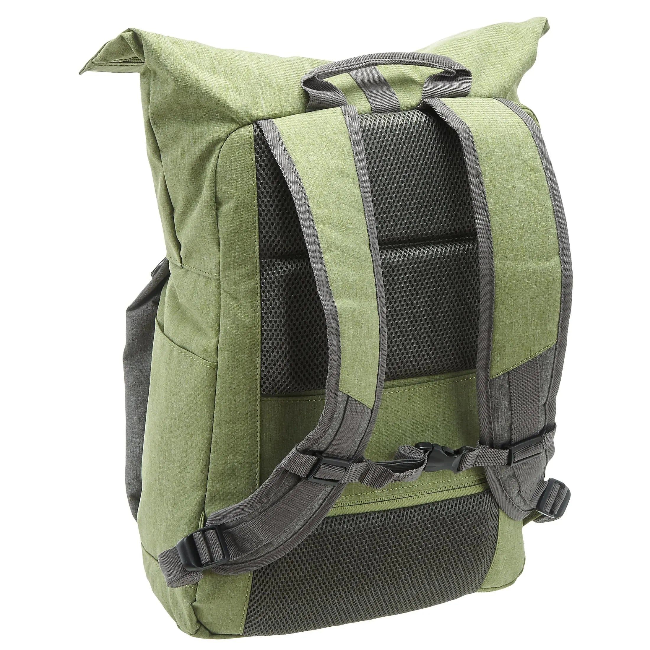 Travelite Basics Rollup Rucksack 60 cm - Hellgrün