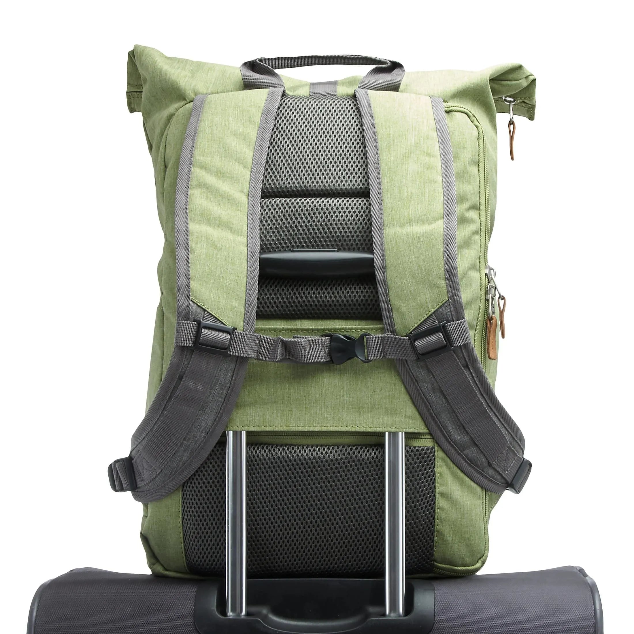 Travelite Basics Rollup Rucksack 60 cm - Hellgrün