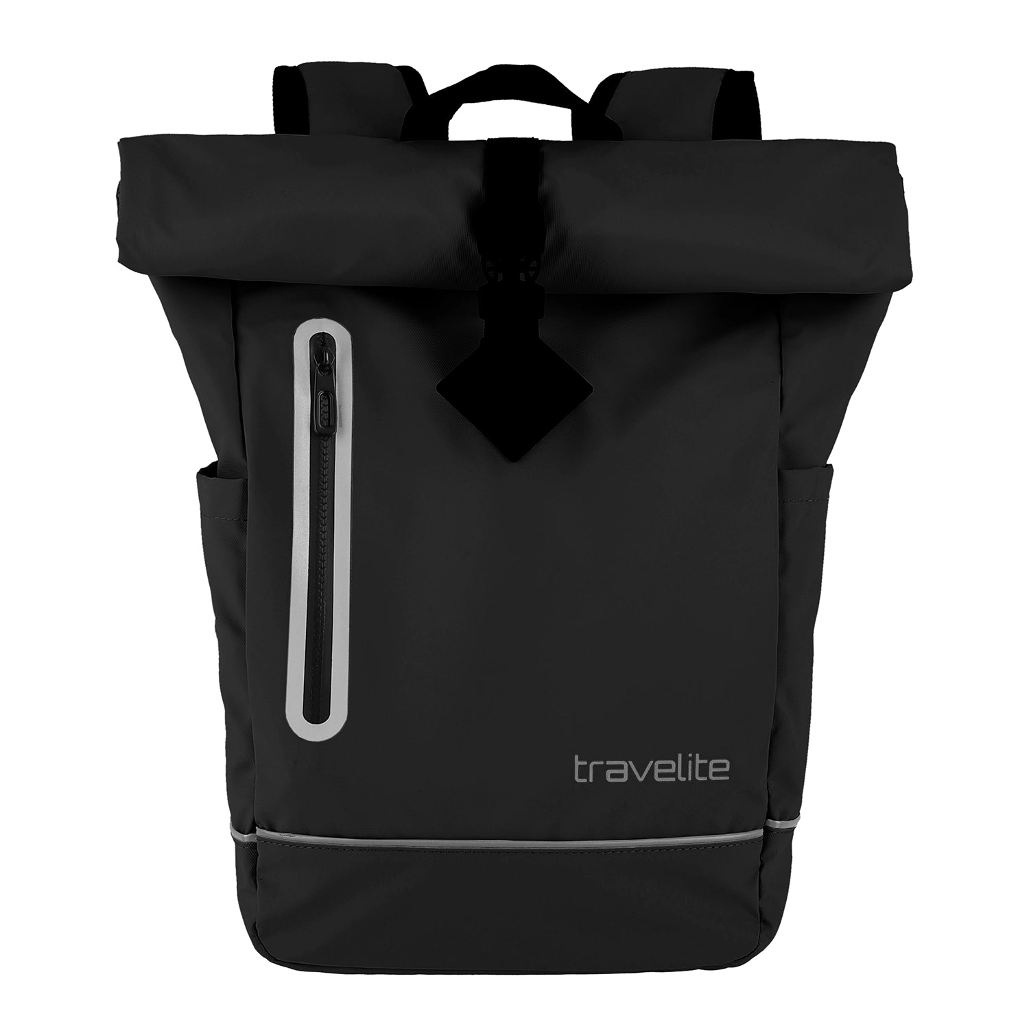 Travelite Basics Roll-Up Rucksack Plane 48 cm - Schwarz