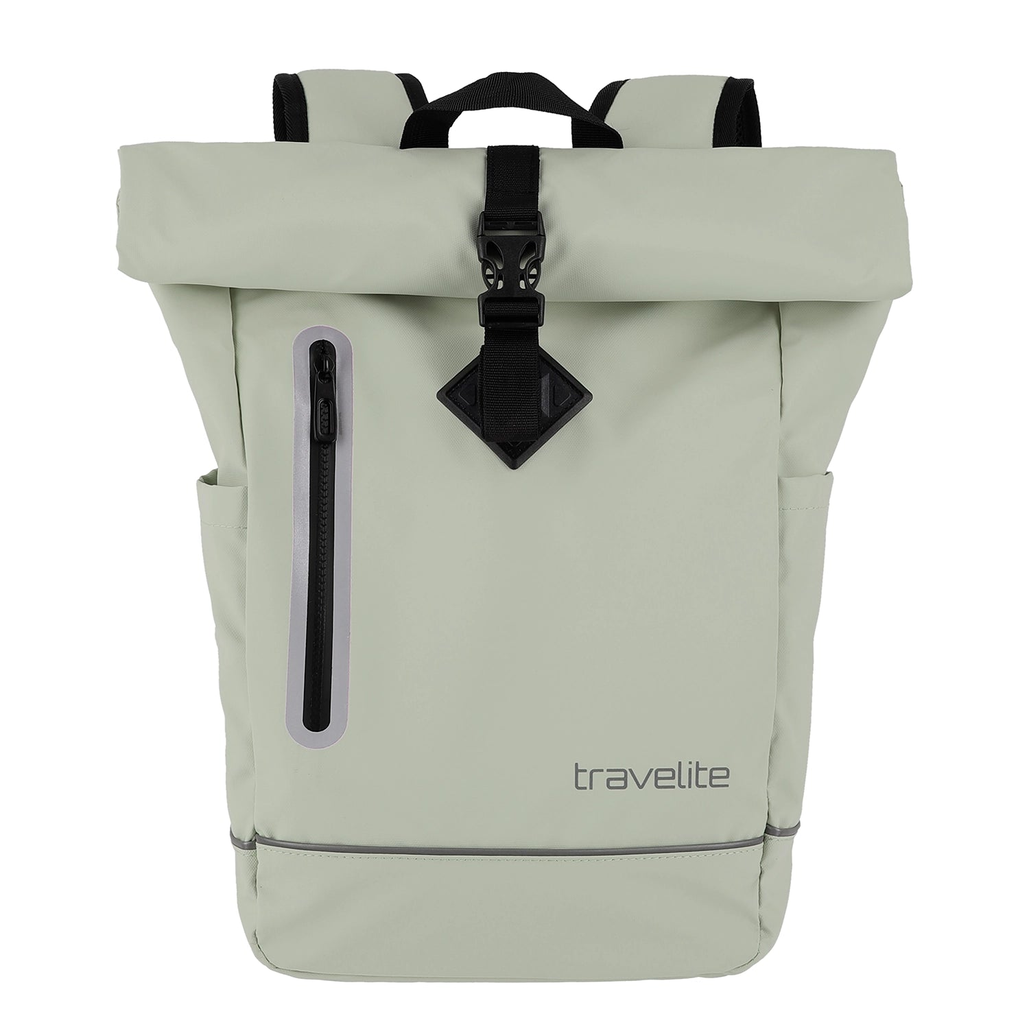 Travelite Basics Roll-Up Rucksack Plane 48 cm - Hellgrün