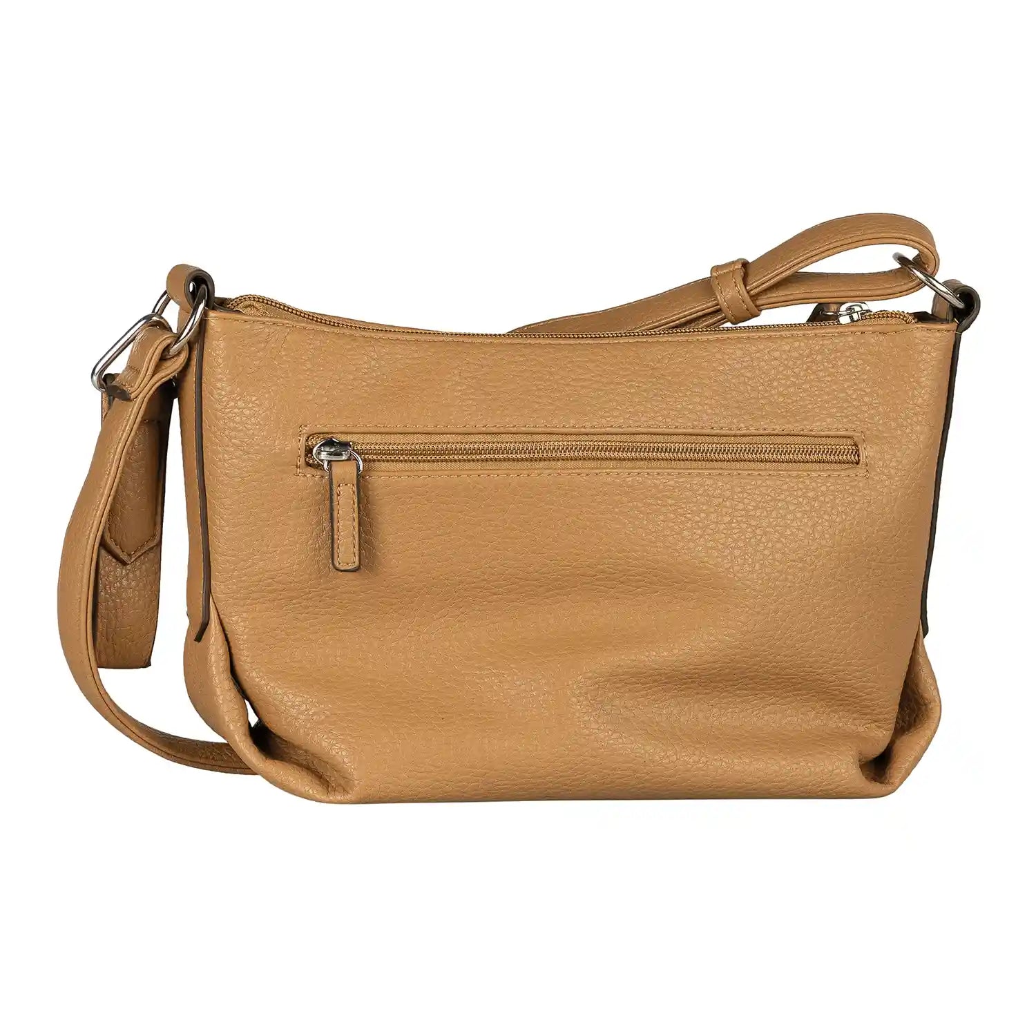 Tom Tailor Olive Cross Bag - Rückseite mit zusätzlichem Reißverschlussfach