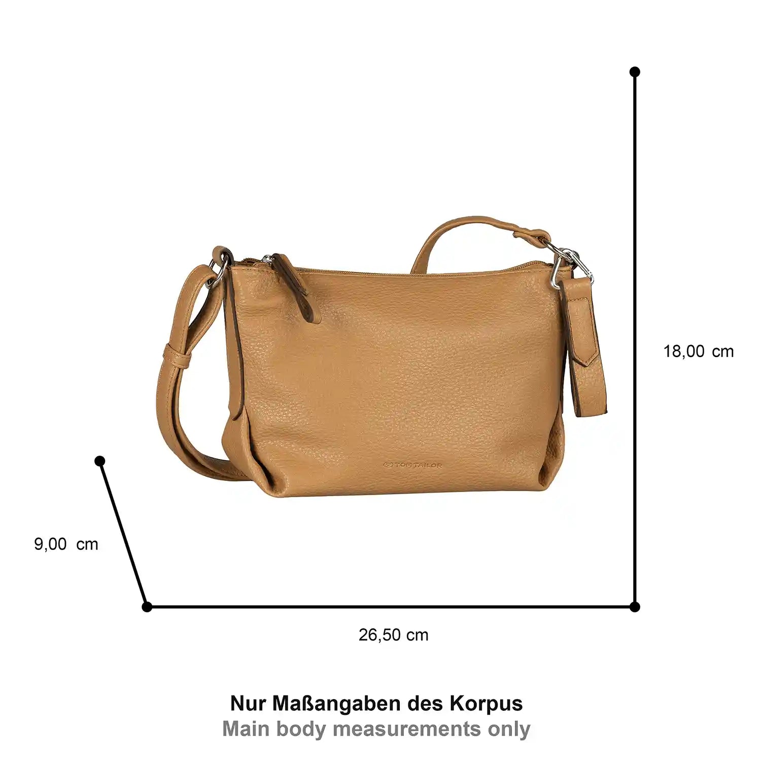 Tom Tailor Olive Cross Bag S 27 cm - kleine praktische Umhängetasche