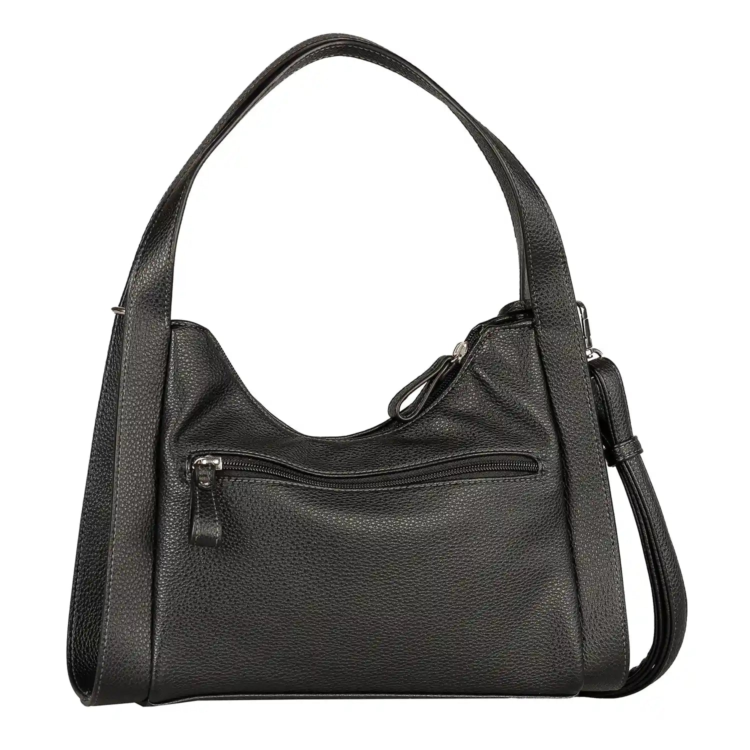 Rückansicht Tom Tailor Aspen Hobo Bag M Schwarz – stilvolle Tasche mit schlichtem Design