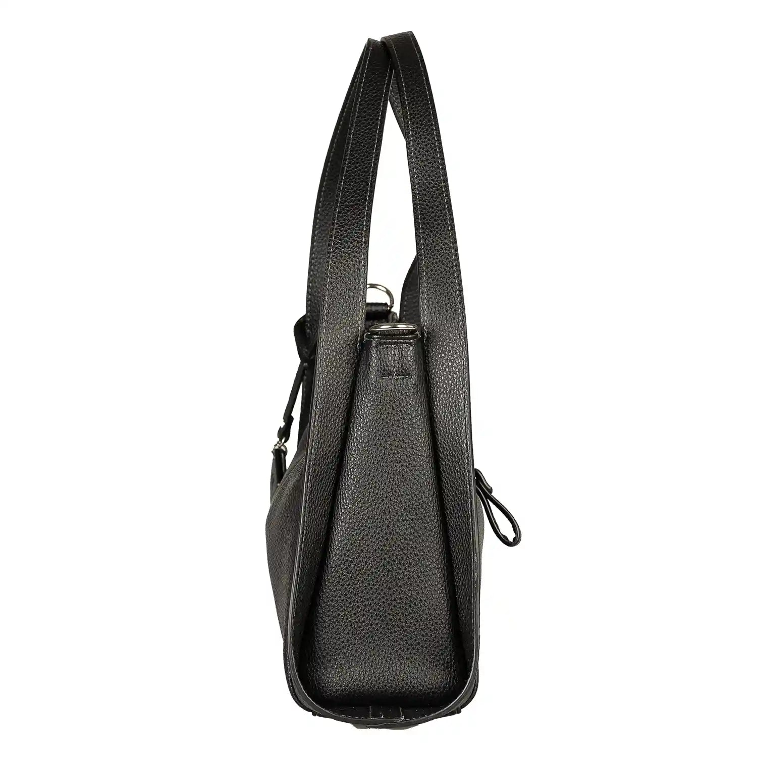Seitenansicht Tom Tailor Aspen Hobo Bag Black – weiche Hobo Bag mit praktischem Stauraum