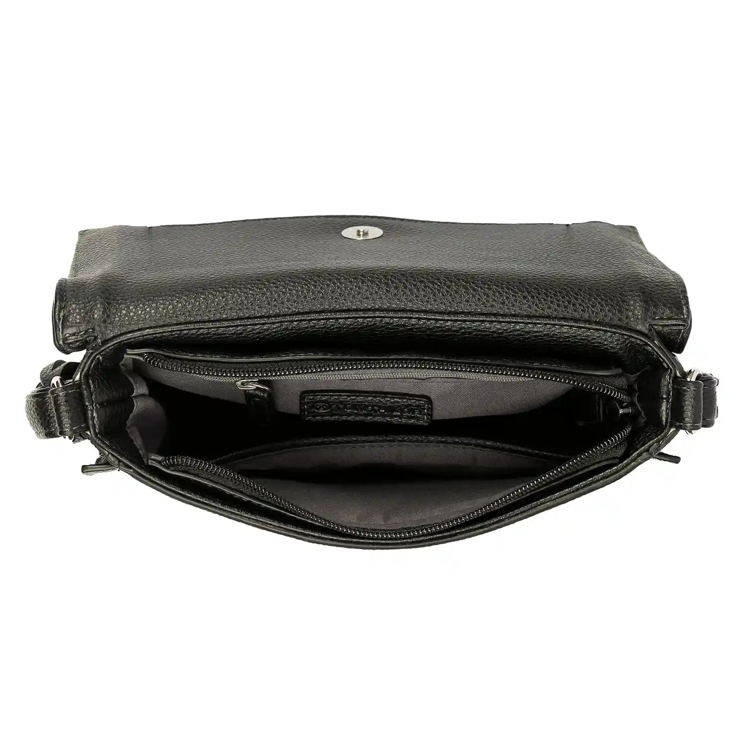 Tom Tailor Aspen Flap Bag S Innenansicht - zeigt Handyfach und Reißverschlussfach