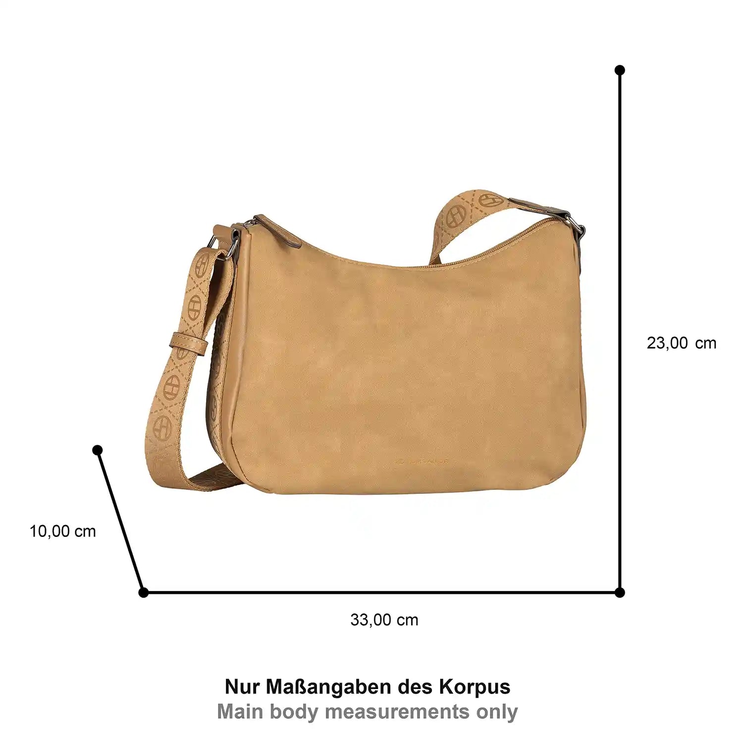 Tom Tailor Yara Hobo Bag S 33 cm - Camel