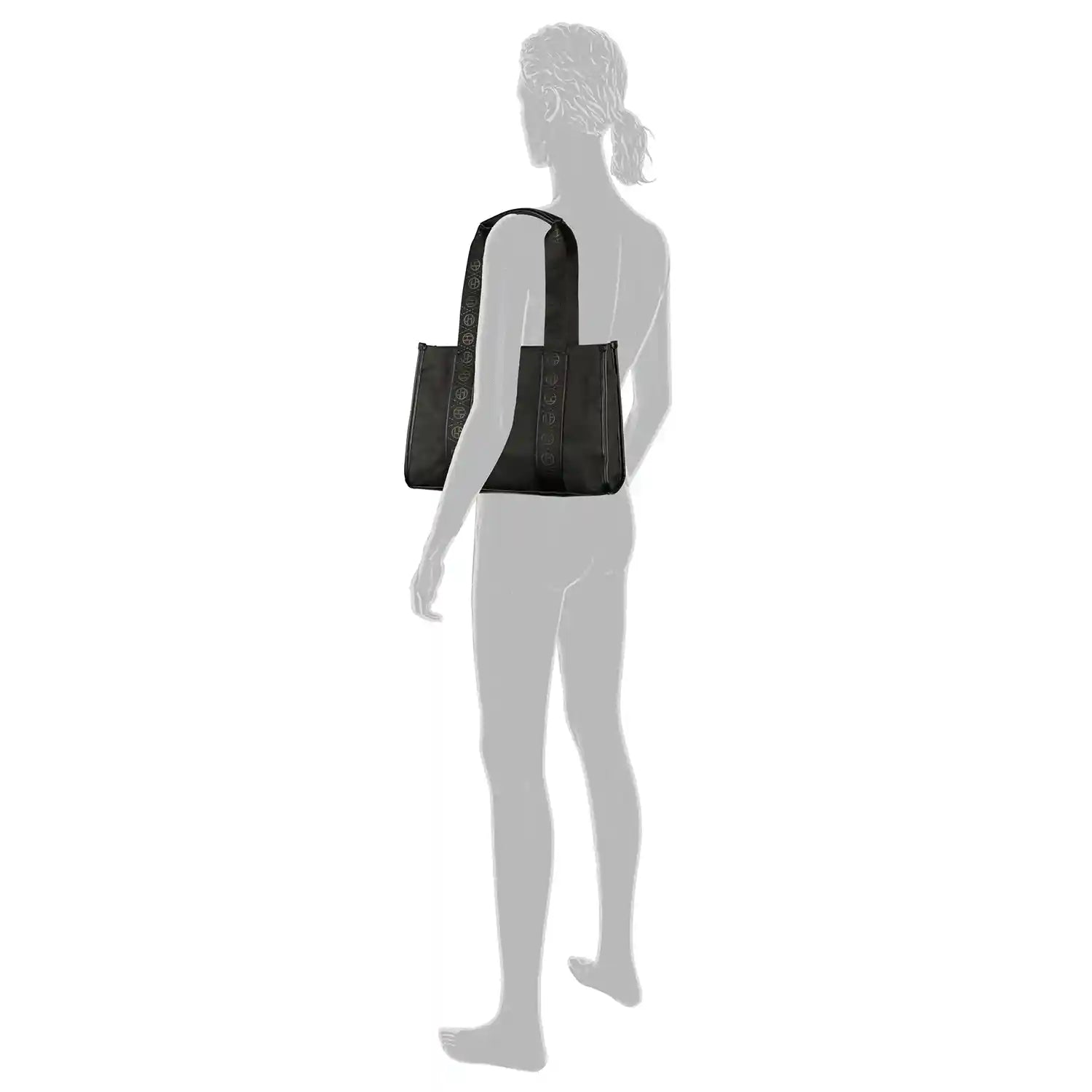 Tom Tailor Yara Zip Shopper L 37 cm - Black